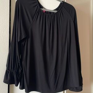 Vince Camuto drapey long sleeve easy top.